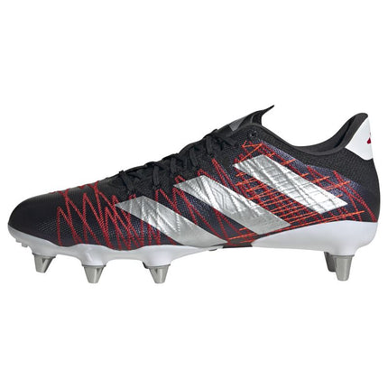 Adidas Kakari Z.1 SG Rugby Boots Black/Silver/Red