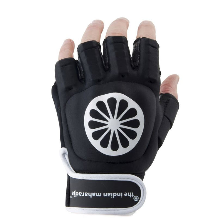 The Indian Maharadja Shell Half Glove Black Left Hand 2023