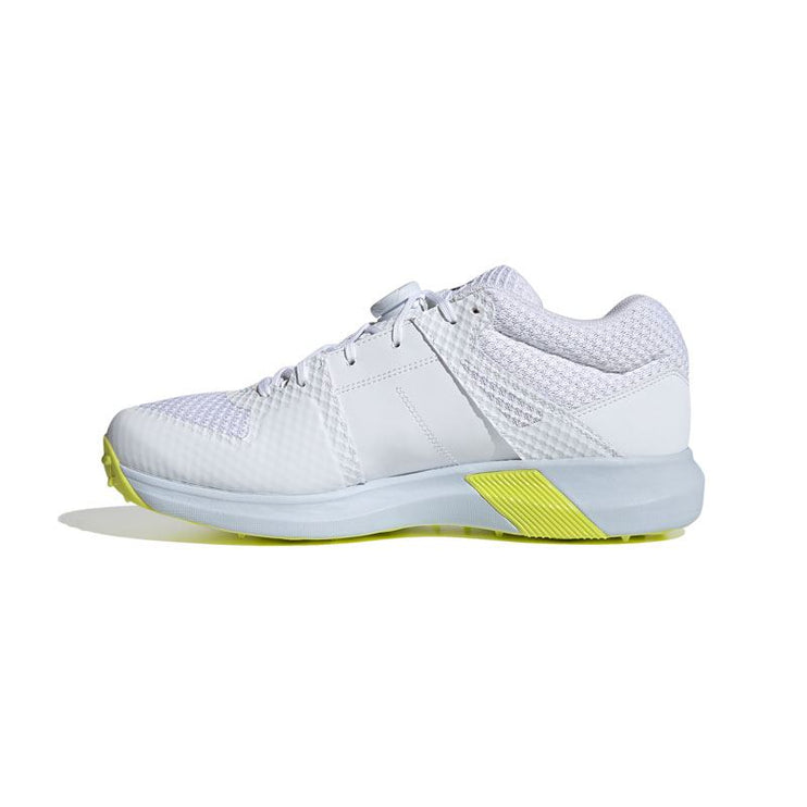 Adidas Adipower Vector Mid Cricket Shoe 2022 White/Yellow