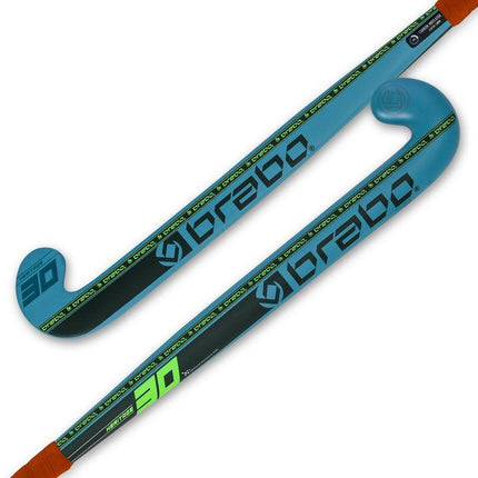 Brabo Heritage 30 CC Composite Hockey Stick 2019 #Petrol/Lime Green