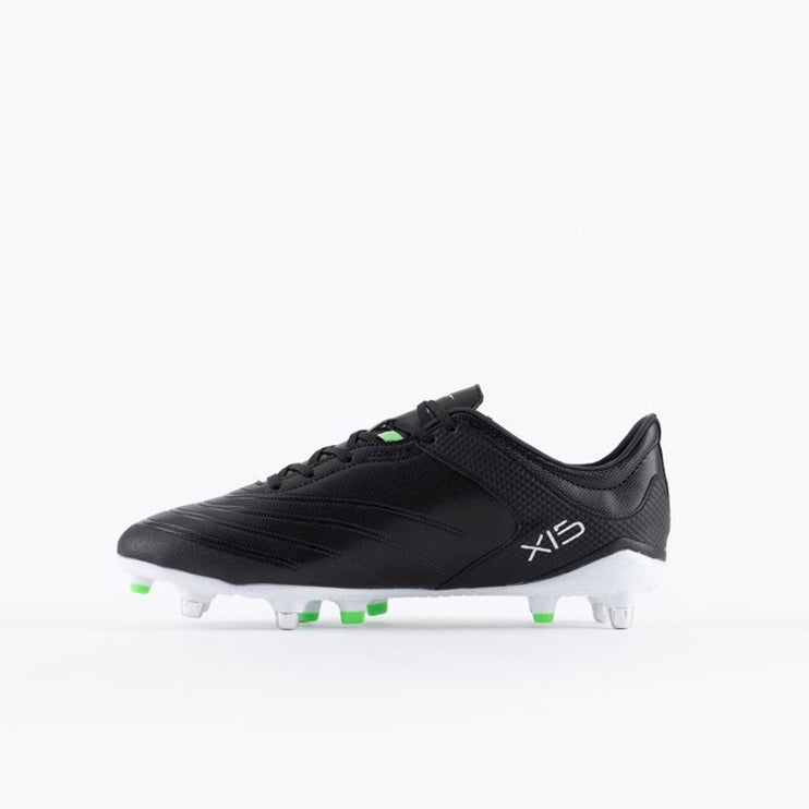 Gilbert Sidestep X15 6 Stud Black Rugby Boots 2023