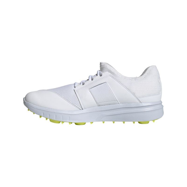 Adidas Howzat Spike Cricket Shoes White/Yellow 2022