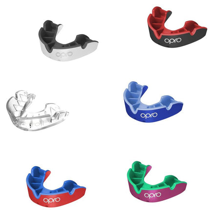 OPRO Self-Fit Silver Junior Mouthguard