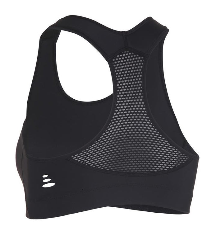 Pure Lime Supportive Sports Bra Top Black