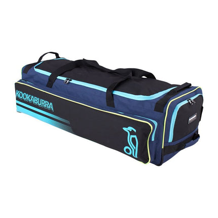 Kookaburra 4500 Wheelie Bag Navy/Aqua