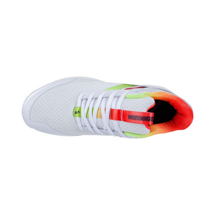 Kookaburra KC 2.0 Spike Junior Cricket Shoes 2023 White/Red/Yellow