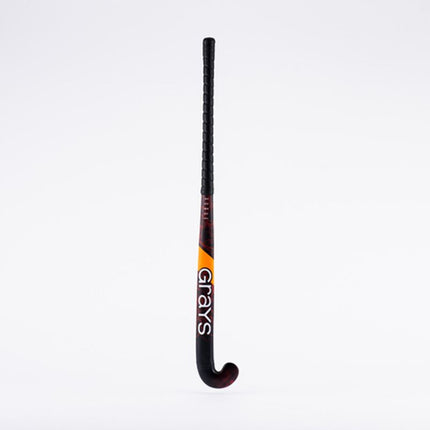 Grays Rogue Ultrabow Micro Junior Wooden Hockey Stick Black/Red 2023