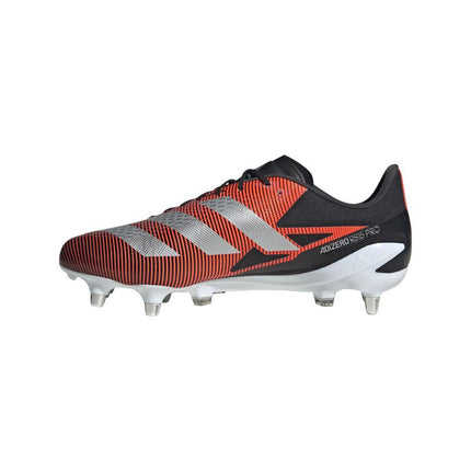 Adidas Adizero RS15 Pro SG Rugby Boots Black/Silver/Red