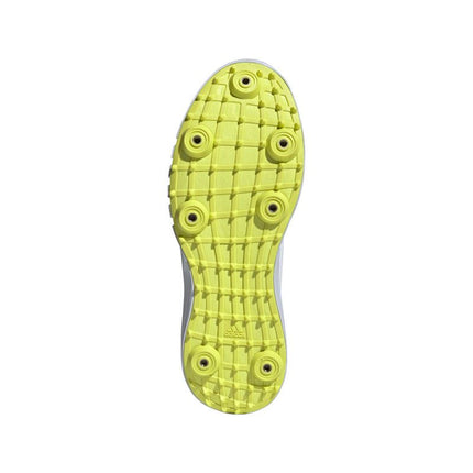 Adidas Howzat Spike Cricket Shoes White/Yellow 2022