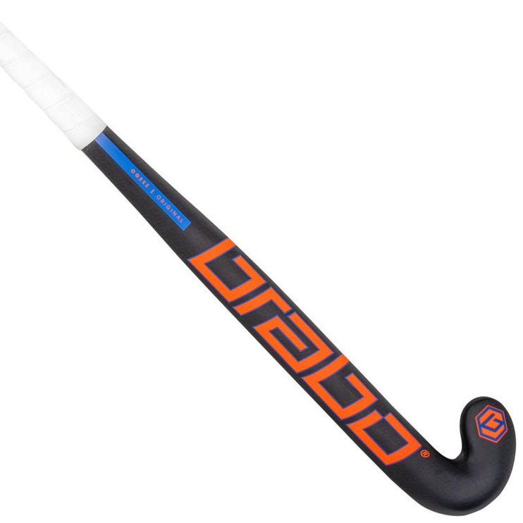 Brabo O'Geez Original Black/Orange Junior Wooden Hockey Stick 2022