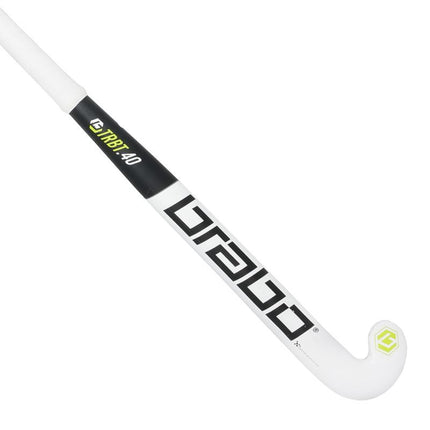 Brabo TC-40 LB White/Black Hockey Stick 2023