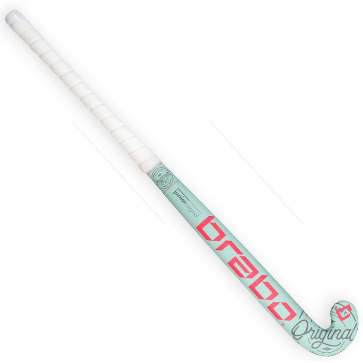 Brabo O'Geez Original Mint/Pink Junior Hockey Stick 2020