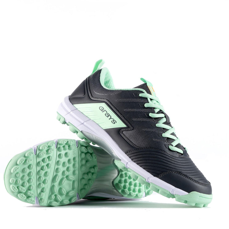 Grays Flash 3.0 Hockey Shoe Charcoal-Mint 2023