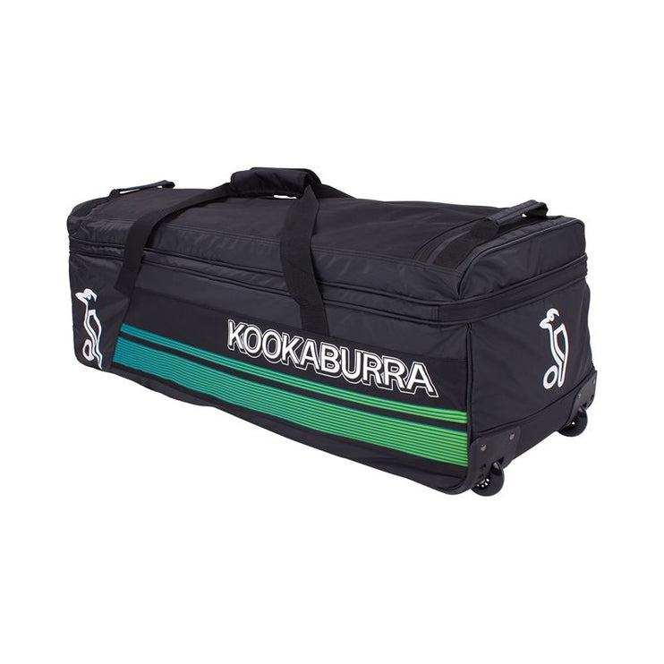 Kookaburra Pro Players Wheelie Bag 2023 Black/Green