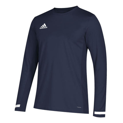 Adidas T19 Mens Long Sleeve Tee Navy/White