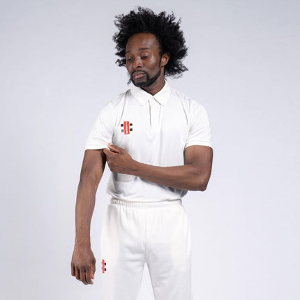 Gray-Nicolls Pro Performance Short Sleeve Polo Shirt Ivory