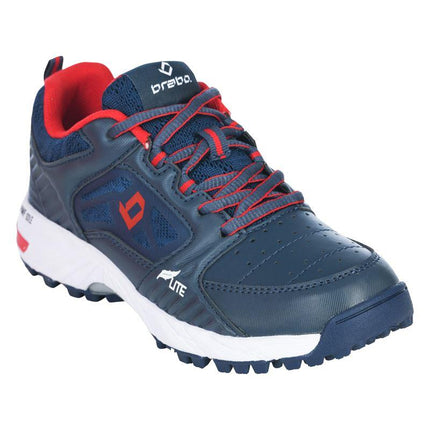 Brabo Tribute Navy/Red Junior Hockey Shoes 2020