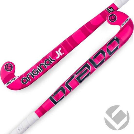 Brabo O'Geez Original Pink/Black Junior Wooden Hockey Stick 2017