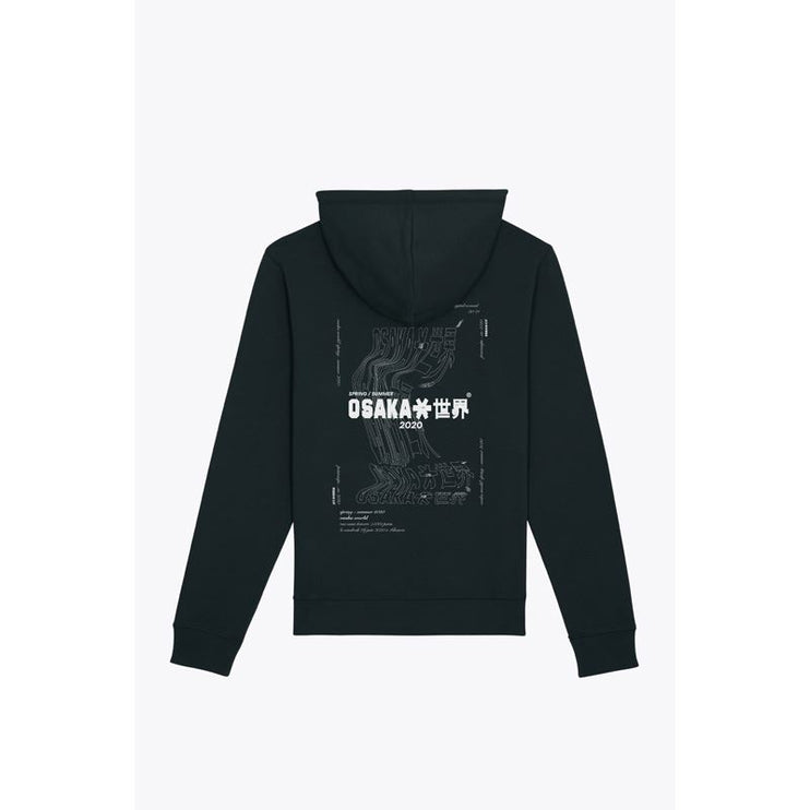 Osaka AT Athleisure Digital Fashion Week Hoodie PFW Black