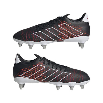 Adidas Kakari Elite SG Rugby Boots Black/Black/Red