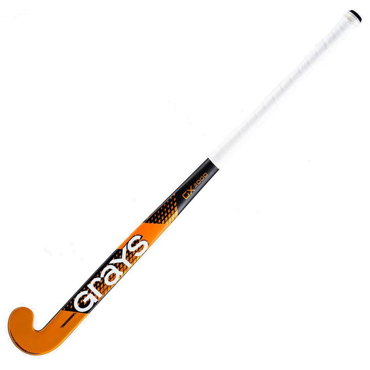 Grays GX3000 Ultrabow Black-Orange Junior Hockey Stick 2024