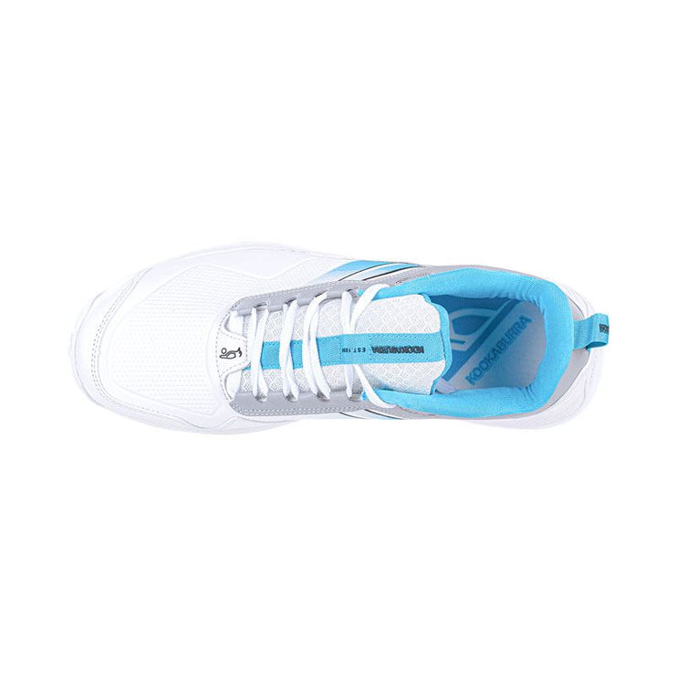 Kookaburra KC 1.0 Rubber Cricket Shoes 2023 White/Mint/Grey