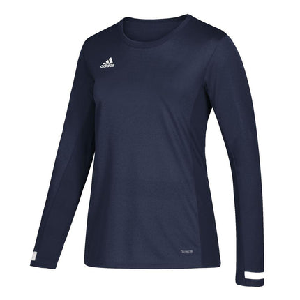 Adidas T19 Womens Long Sleeve Tee Navy/White