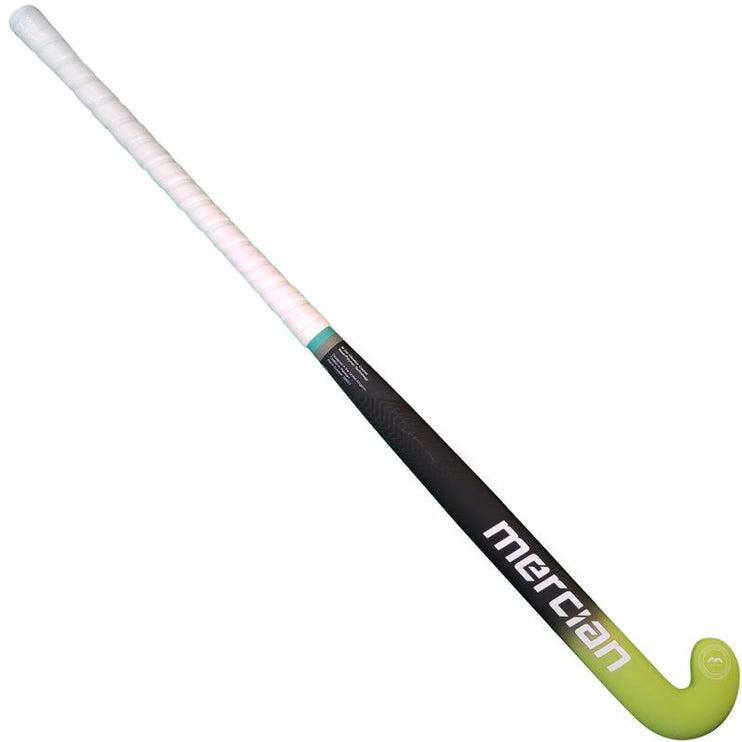 Mercian Genesis CF25 Dark Lime Junior Hockey Stick 2023