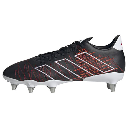 Adidas Kakari Elite SG Rugby Boots Black/Black/Red