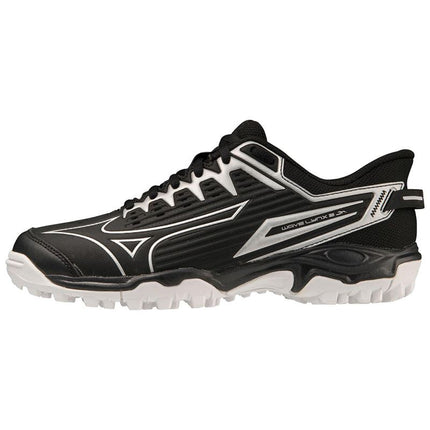 Mizuno Wave Lynx 2 Black/White Junior Hockey Shoes 2023