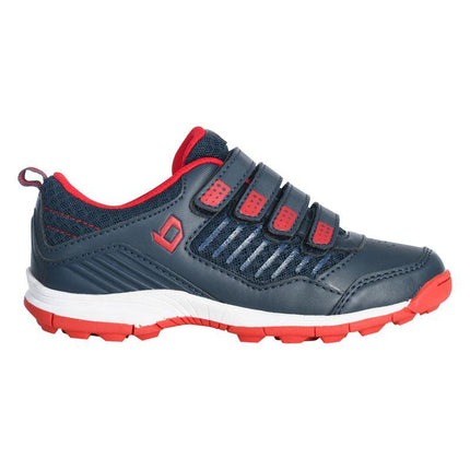 Brabo Velcro Navy/Red Junior Hockey Shoes 2020