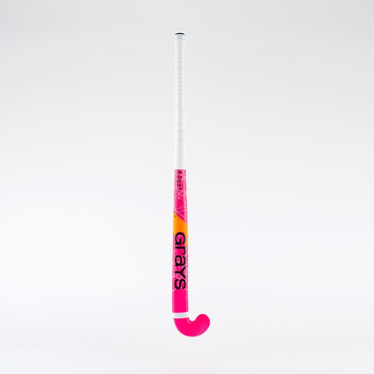 Grays Rogue Ultrabow Micro Wooden Hockey Stick Pink/White 2023