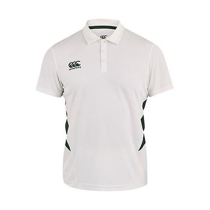 Canterbury Short Sleeve Cricket Shirt Cream/Forest Senior