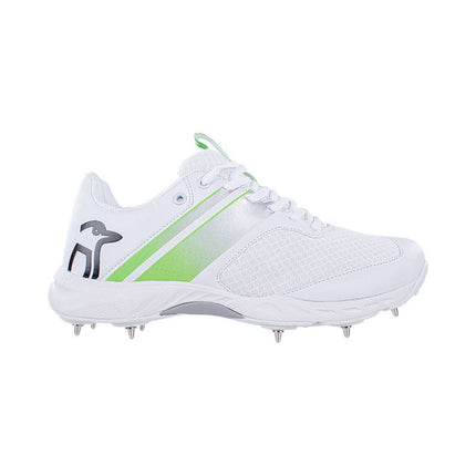 Kookaburra KC 3.0 Spike Junior Cricket Shoes 2023 White/Lime