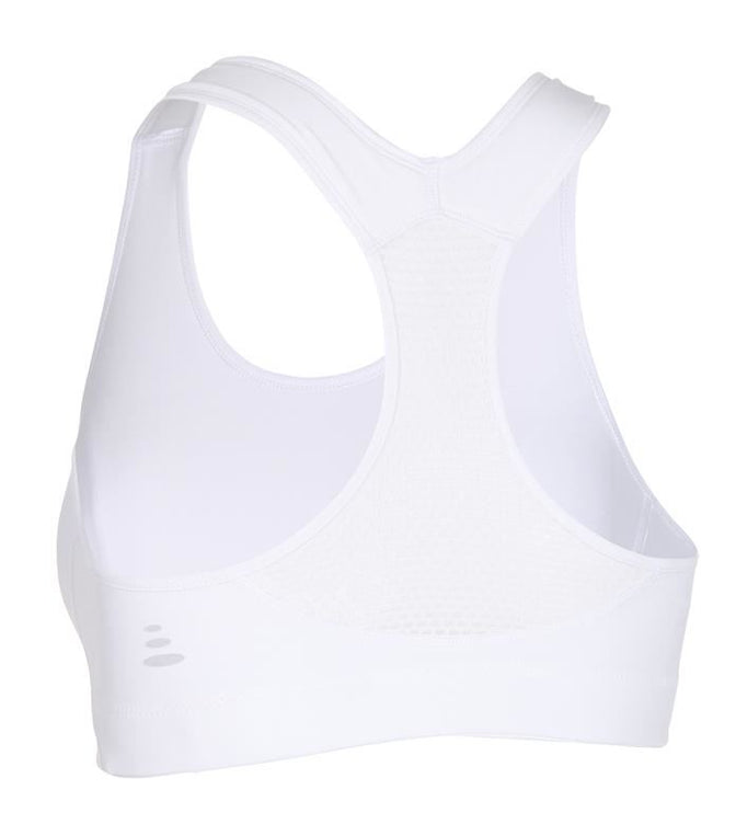 Pure Lime Supportive Sports Bra Top White