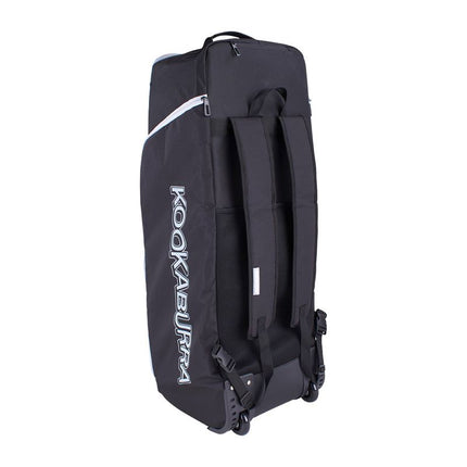 Kookaburra WD4000 Wheelie Duffle Bag Black/Grey