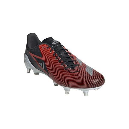 Adidas Adizero RS15 Pro SG Rugby Boots Black/Silver/Red