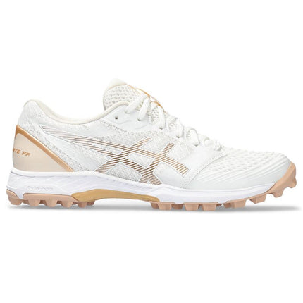 Asics Field Ultimate FF 2 Womens Hockey Shoes White/Champagne 2023