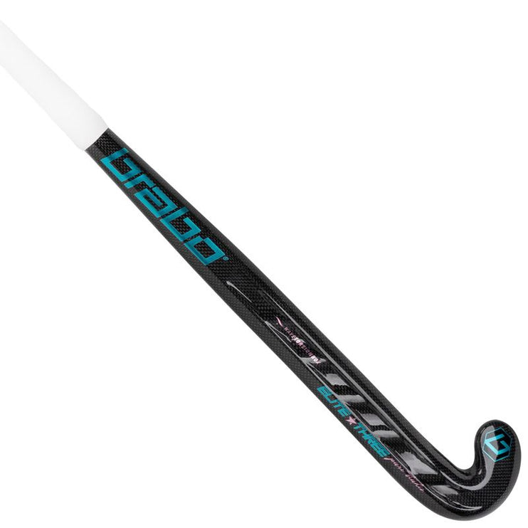 Brabo Elite 3 WTB Pure Studio LB Black/Aqua Composite Hockey Stick 2022