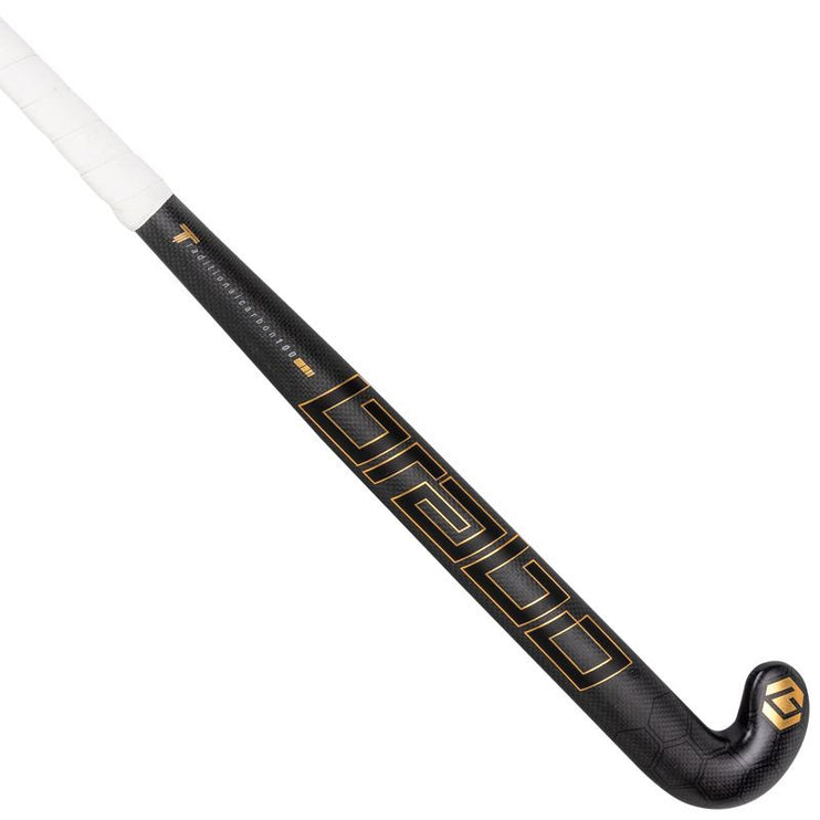 Brabo Traditional Carbon 100 ELB Carbon/Gold Composite Hockey Stick 2022