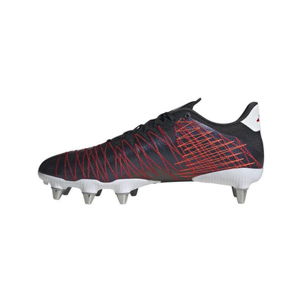 Adidas Kakari Z.1 SG Rugby Boots Black/Silver/Red