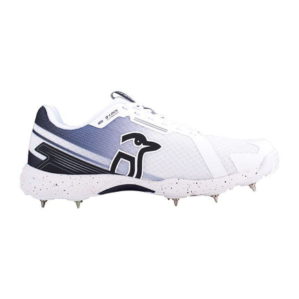 Kookaburra KC 2.0 Spike Cricket Shoes White/Black 2024