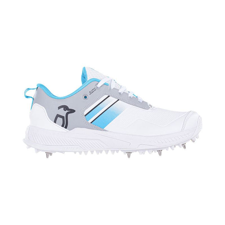 Kookaburra KC 1.0 Spike Cricket Shoes 2023 White/Mint/Grey