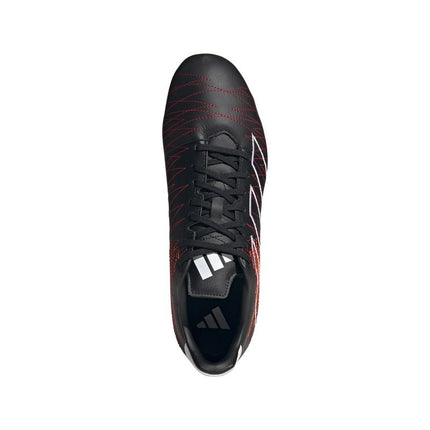 Adidas Kakari Elite SG Rugby Boots Black/Black/Red