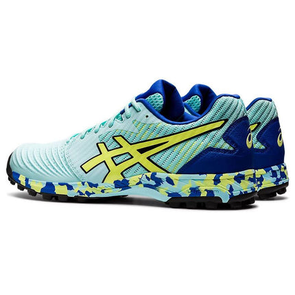 Asics Field Ultimate FF Womens Hockey Shoes Clear Blue/Glow Yellow 2021