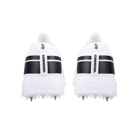 Kookaburra KC Players Spike Junior Cricket Shoes White/Black 2024