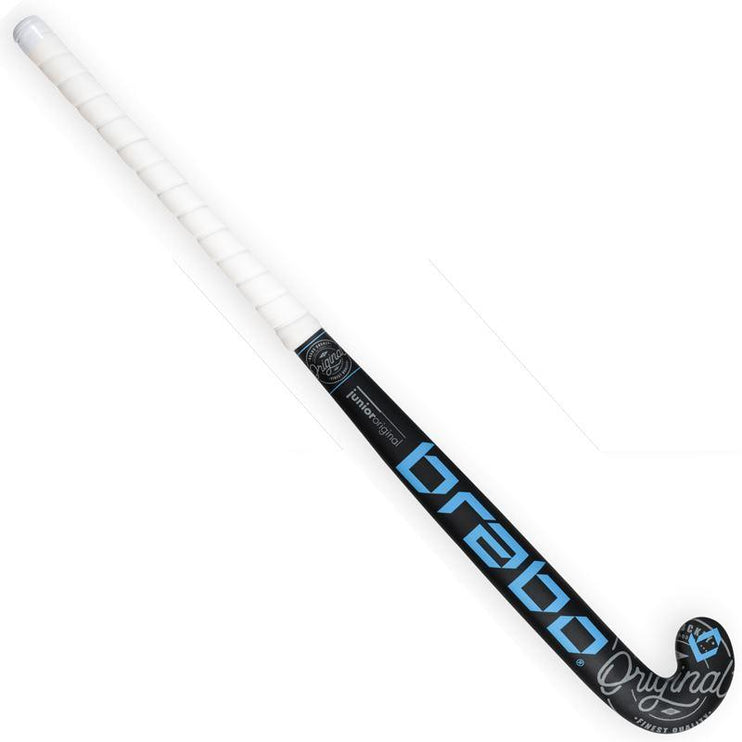 Brabo O'Geez Original Black/Cyan Junior Hockey Stick 2020