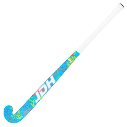 JDH Junior Graffiti Wooden Hockey Stick Blue 2022