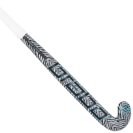 Brabo O'Geez Zebra Aqua Junior Wooden Hockey Stick 2022