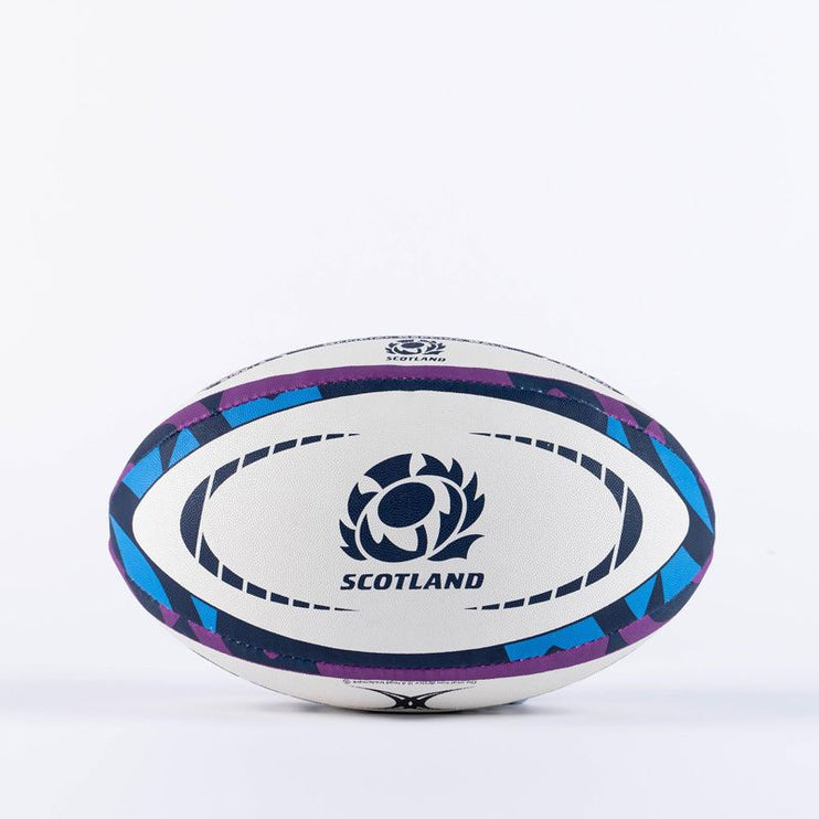 Gilbert Replica Sz 5 Rugby Ball Scotland